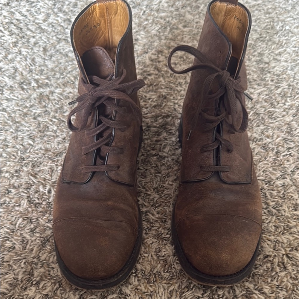 John Varvatos Leather Boots